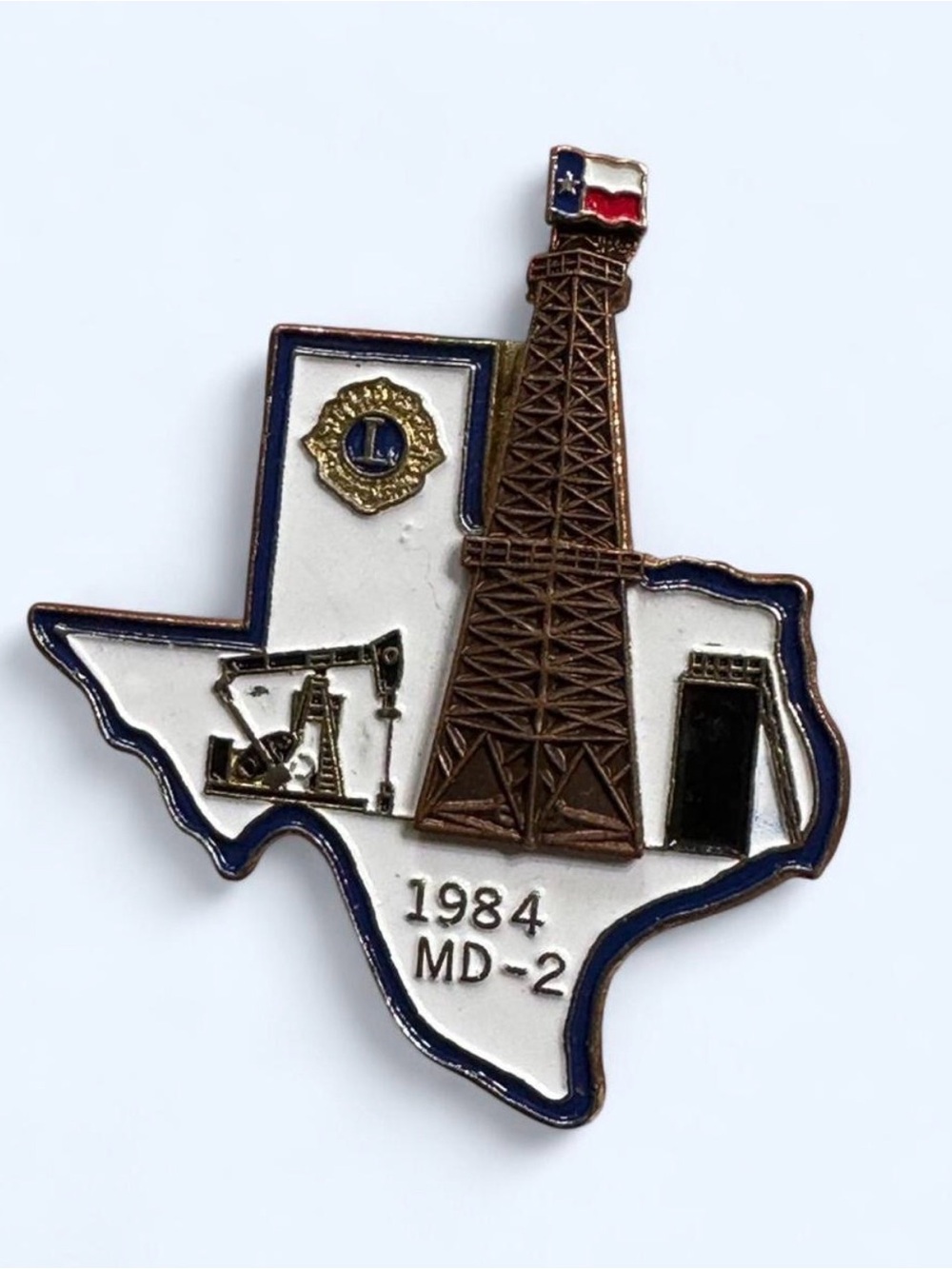 Texas Lions Club Pin | 1984 -Ellis County